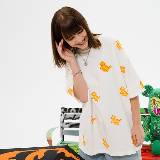 MISHKA圆领短袖T恤M21100091M 商品图1