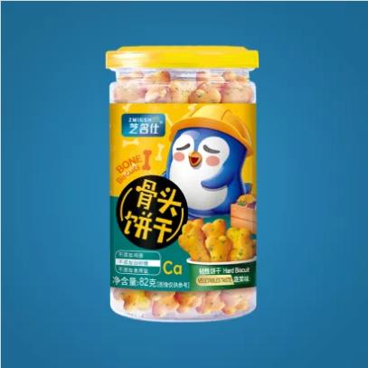 （12月新货）芝名仕无糖无盐骨头饼干82g 商品图3