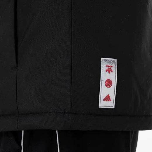 【年货节】阿迪达斯新年款外套男2022春季新款连帽运动保暖黑色棉服HI3269，价位1099 商品图1