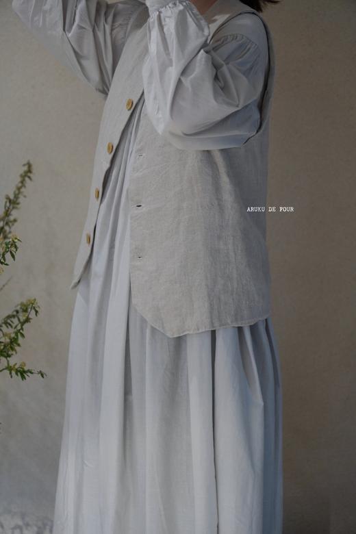 Francesca amam label浅灰/黑连衣裙 商品图8