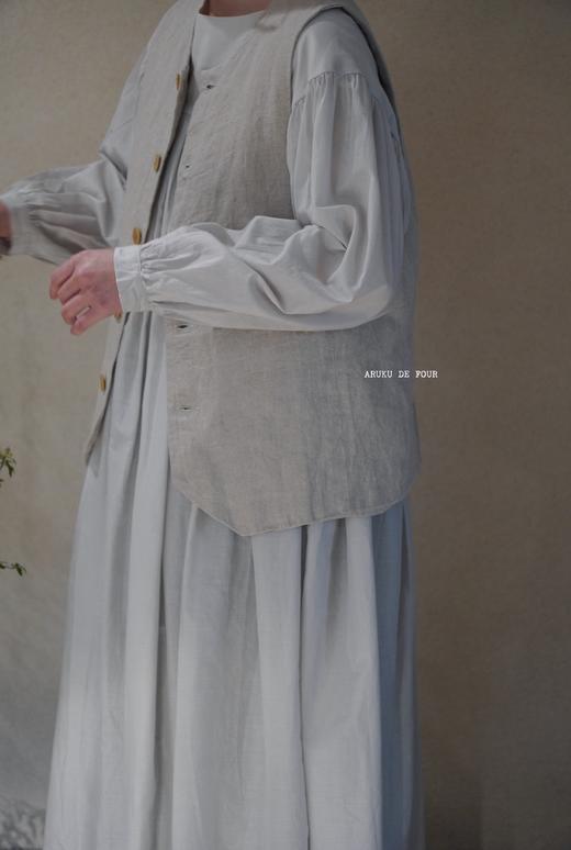 Francesca amam label浅灰/黑连衣裙 商品图7