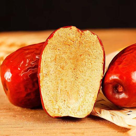 特级新疆大枣大果干果生吃红枣熬粥必备500g/袋 商品图4