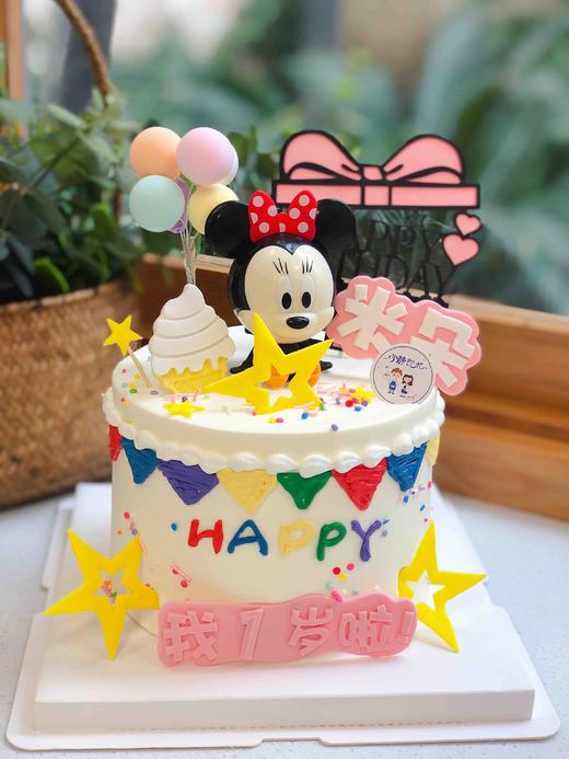 鼠米妮奶油蛋糕 下单前请仔细阅读商品详情 商品图1