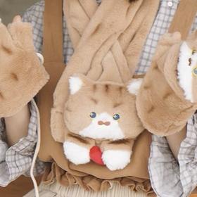 妙吉mewji丨原创可爱猫咪围巾