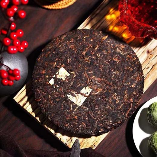 中粮-中茶 2019年（熟茶）普洱茶红韵金芽熟饼 357克/饼/干仓直发 商品图14