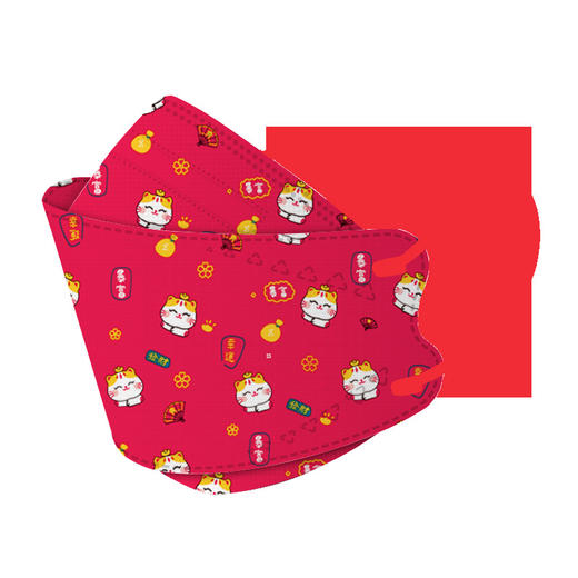 【2022虎年国潮零勒感儿童口罩】儿童口罩20只装0-2-12岁小中大童 3d立体KF94一次性秋冬婴幼儿防护口耳罩 商品图6