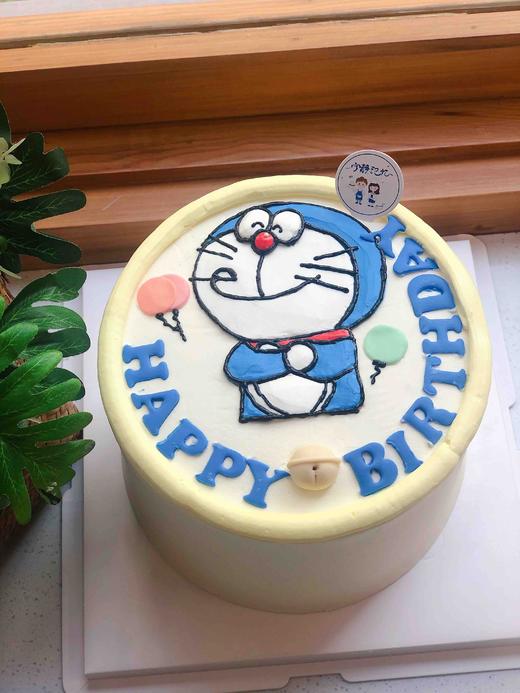 手绘哆啦A梦奶油蛋糕 下单前请仔细阅读商品详情 商品图1