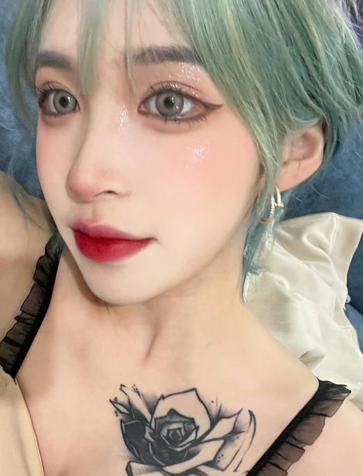 大直径混血丨薄荷茶灰·Doriscon丨14.5mm（年抛/2片装） 商品图2