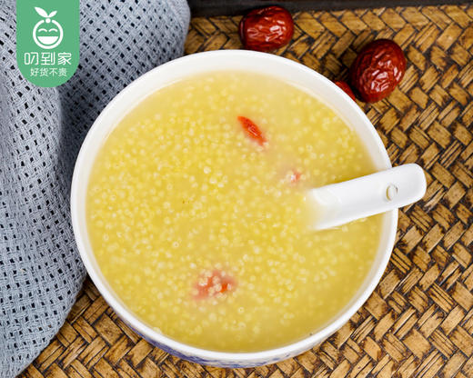 内蒙古弱碱月子黄小米（1kg/包）生产日期: 3月 商品图3