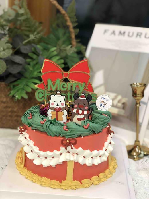 圣诞节奶油蛋糕 下单前请仔细阅读商品详情 商品图1
