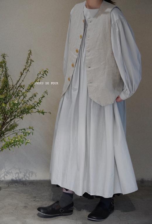 Francesca amam label浅灰/黑连衣裙 商品图9