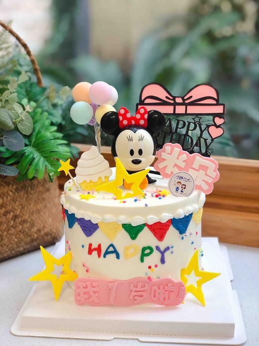 鼠米妮奶油蛋糕 下单前请仔细阅读商品详情 商品图0