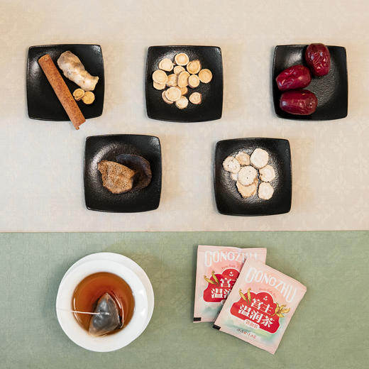 【礼盒装 宫主·温润茶|可以喝的暖宝宝 云南古树普洱原叶袋泡茶  自用送人礼盒装(1.8g*21包) 商品图2