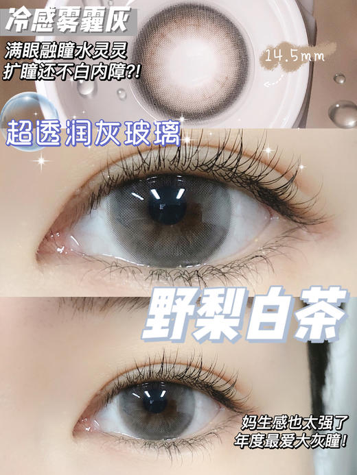 大直径推荐丨野梨白茶·Doriscon丨14.5mm（年抛/2片装） 商品图0
