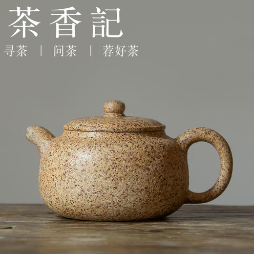 茶香记 紫砂壶 象牙血砂段泥 匏尊壶 全手工 玩家级泥料 五色共生矿 象牙血砂 有收藏价值 商品图0