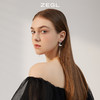 ZEGL蝴蝶流苏耳环女长款小众设计感高级贝壳耳钉925银针秋冬耳饰 商品缩略图5