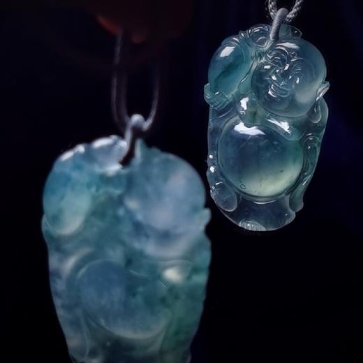 玻璃种翡翠立身弥勒佛 商品图13