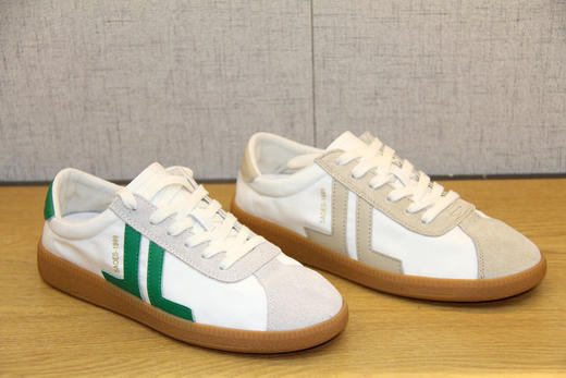 豪行秋季新款20378690皮边帆布鞋女鞋子百搭小白鞋韩版休闲板鞋女 专柜正品 商品图4