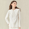 famecoco范可儿娃娃领衬衫女春装设计感衬衣F221BA010 商品缩略图0