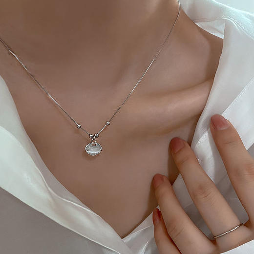 Winy925纯银如意链项链送女友闺蜜节日生日礼物 商品图7