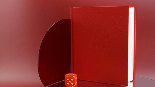 答案之书(爱情篇) SL 粉金包装袋包装，送四个赠品：骰子、纸垫、判定卡牌、纹身贴 商品图2