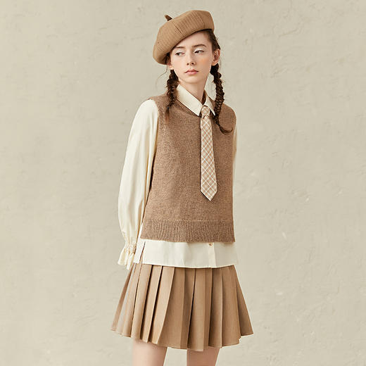 famecoco范可儿学院风套装小香风三件套小个子F221EA003 商品图1