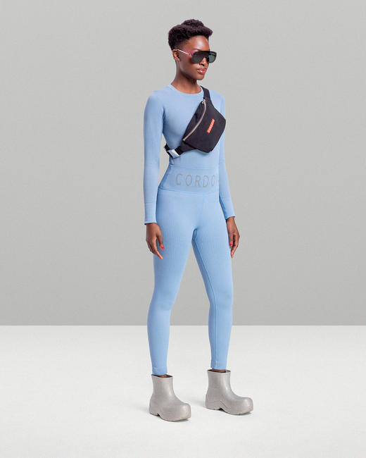 Cordova - The Cordova Base Layer Set - Storm - 女装 - 打底衫套装 - 蓝色 商品图2