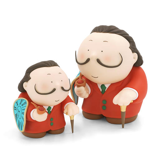 大美术馆 大艺术家系列第二季 潮玩大娃摆件手办 萨尔瓦多·达利 落地雕塑 商品图0