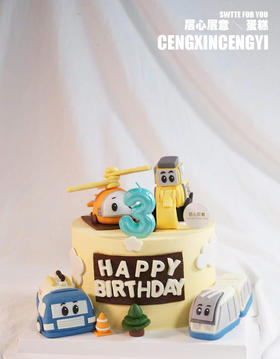 超多玩具主题蛋糕