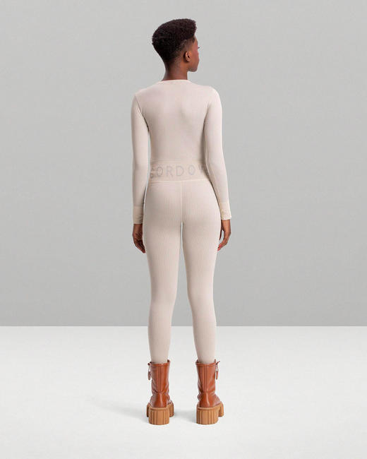 Cordova - The Cordova Base Layer Set - Ecru - 女装 - 打底衫套装 - 白色 商品图1
