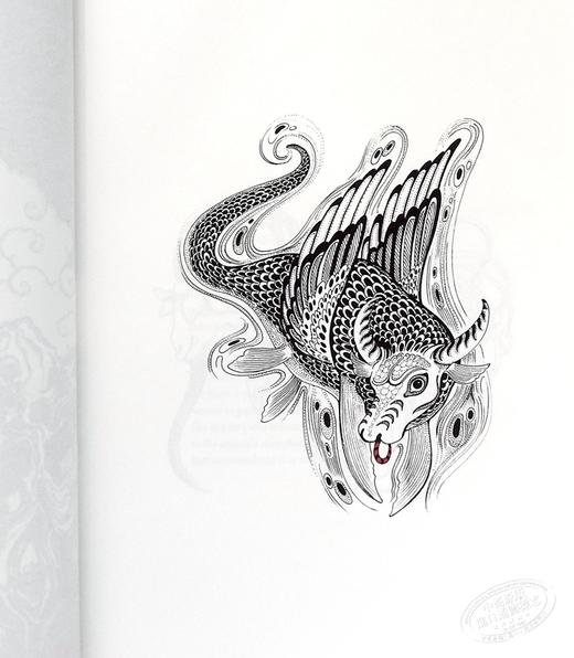 【中商原版】山海经 Fantastic Creatures of the Mountains and Seas 英文原版 Siyu Chen Jiankun Sun Howard Goldbla 商品图4
