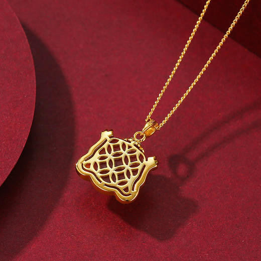 【虎年吊坠亲子款】S925纯银项链女生肖本命年虎年红玛瑙吊坠醒狮小众设计师饰品 商品图3