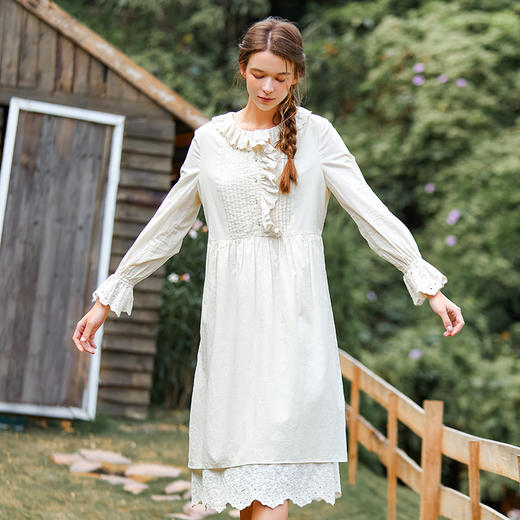 Famecoco范可儿小香风连衣裙时尚潮流春装女F221FA007 商品图2