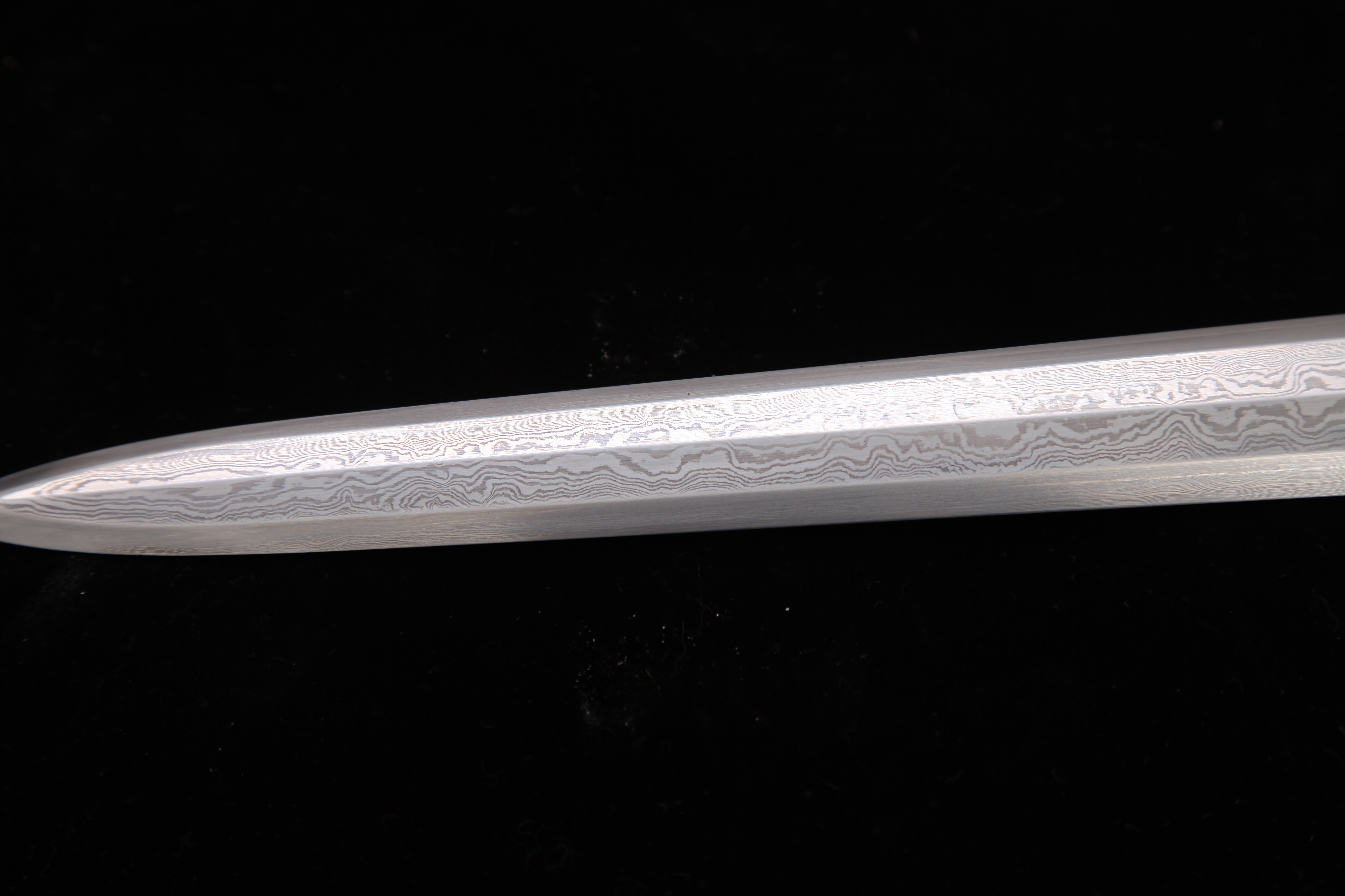 八面双槽小汉剑手工小短剑未开刃