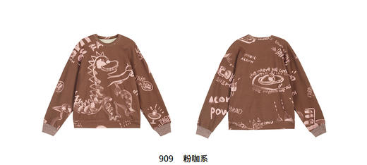 江南布衣童装22春装新款男女童圆领套头卫衣1MB400280 商品图2