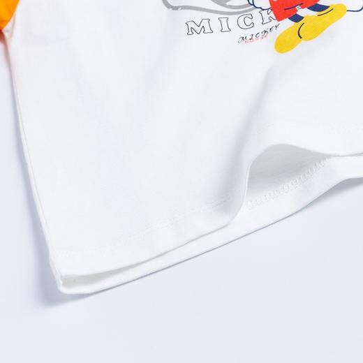 迪士尼童装男童T恤米奇系列撞色长袖T恤亲肤透气春新品 商品图8