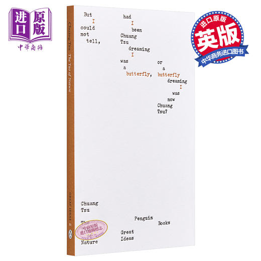 【中商原版】庄子 英文原版 Penguin Great Ideas : The Tao of Nature Chuang Tzu 商品图0