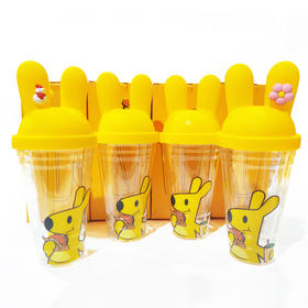 袋鼠耳朵吸管杯