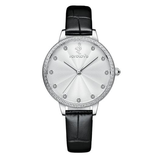 【ROROLOVE】宣爱Announce系列 天然钻石手表女款简约ins风精致女表腕表（75颗钻石） 商品图1