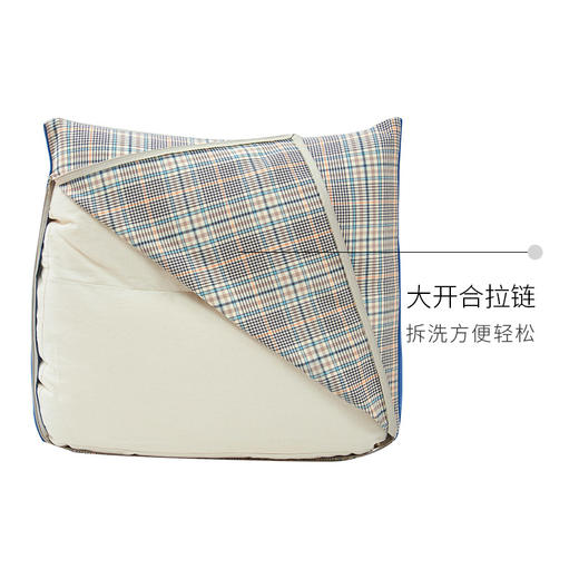 经典英伦方格系列床头三角靠垫沙发大靠背 商品图3