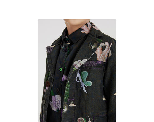 江南布衣童装22春装新款男女童休闲长袖西服1MB700360 商品图3