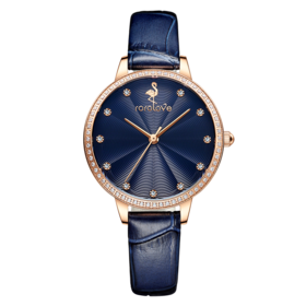 【ROROLOVE】宣爱Announce系列 天然钻石手表女款简约ins风精致女表腕表（75颗钻石）