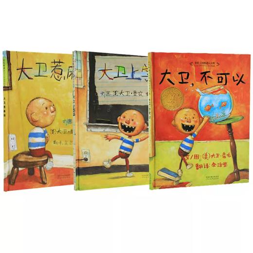 大卫不可以绘本系列 全套3册精装（0-6岁经典启蒙绘本） 商品图1