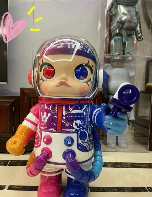 POPMART MEGA珍藏系列 1000% SPACE MOLLY 美林密码 商品图5