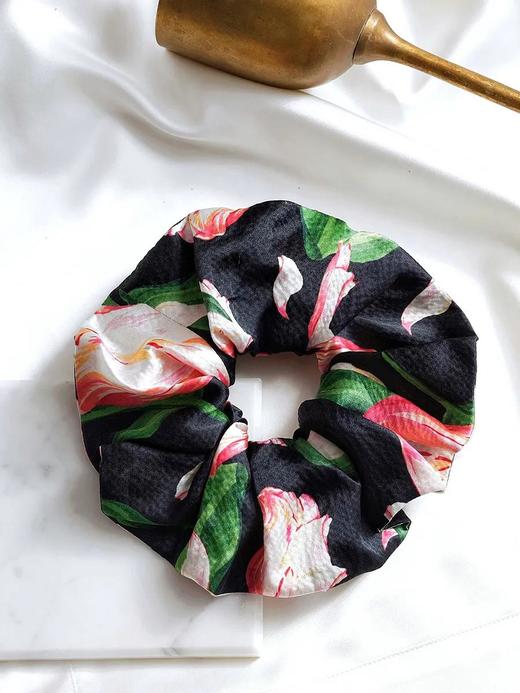 【清仓折扣】伽罗 JALO 郁金香印花真丝配饰套装 商品图2