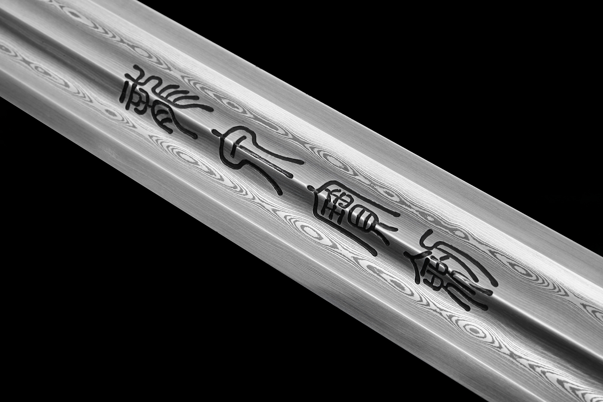 八面双槽小汉剑手工小短剑未开刃