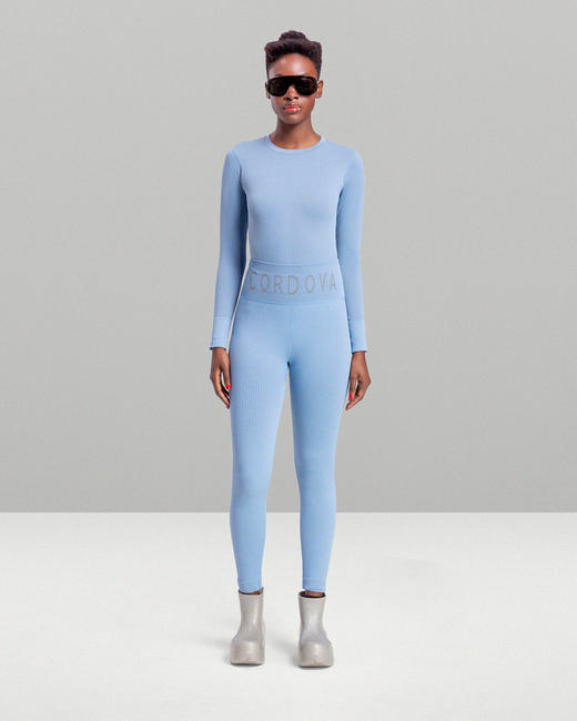Cordova - The Cordova Base Layer Set - Storm - 女装 - 打底衫套装 - 蓝色 商品图0