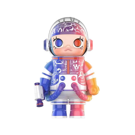 POPMART MEGA珍藏系列 400% SPACE MOLLY 美林密码 商品图0