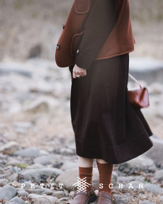 PETIT SCHAN小闪 CLO#068 Nordic fairytale 北欧童话 厚款灯芯绒连衣裙 商品图11