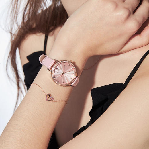 【ROROLOVE】宣爱Announce系列 天然钻石手表女款简约ins风精致女表腕表（75颗钻石） 商品图5
